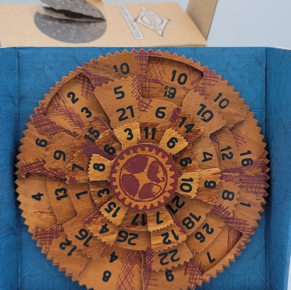 True Genius Grecian Computer Puzzle Brain Teaser Wooden Ancient Artifact - Picture 2 of 10